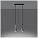Sollux Lighting Lampada A Sospensione Rea 2 In Cemento Sl.1224 - Moderno Lampade A Sospensione Grigio 113x34x12 Cm - Foto miniatura 3
