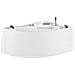 Vasca Idromassaggio Angolare Con Led Neiva Lato Sinistro 150 X 100 Cm Bianco - Foto miniatura 3