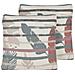 Set Di 2 Cuscini Bidens 45 X 45 Cm A Strisce Multicolore - Foto miniatura 3