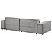 Divano Modulare Hellnar Tessuto Grigio Con Ottomana 2 Posti - Foto miniatura 7