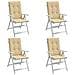 Cuscini Sedia Schiena Alta 4 Beige Mélange 120x50x4 Tessuto - Foto miniatura 1