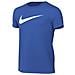 T-Shirt Youth Swoosh Cw6941-463 Bambino Taglia Xs Colore Azzurro - Foto miniatura 1