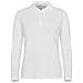 Stretch Premium Polo L /s Women Bianco L - Foto miniatura 1