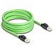 Cavo di rete RJ45 Cat. 6A maschio-maschio SF /UTP adatto per catene portacavi PUR (TPU) 5 m verde - Foto miniatura 2