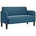 Divano Divanetto Blu 109 cm in Velluto - Foto miniatura 1