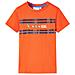 Maglietta per Bambini Arancione Scuro 128 - Foto miniatura 1
