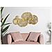 Decorazione In Metallo 3d Foglia 21 - Oro - Metallo - 115x5x64 Cm - Foto miniatura 7