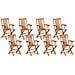 Set Da Pranzo Da Giardino 8 Posti Maui Premium Legno D \'acacia Tortora - Foto miniatura 4