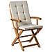 Set Da Pranzo Da Giardino 8 Posti Maui Premium Legno D \'acacia Tortora - Foto miniatura 5