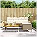 Divano da Giardino con Tavolo e Cuscini a L Beige in Polyrattan - Foto miniatura 3