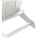 Set Lounge da Giardino  3 Pezzi Bianco HDPE, Sedia Adirondack Pieghevole  Bianco 74.5x80.5x90 cm HDPE, Tavolino Laterale  Bianco 38x38x45 cm HDPE - Foto miniatura 7
