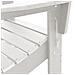Set Lounge da Giardino  3 Pezzi Bianco HDPE, Sedia Adirondack Pieghevole  Bianco 74.5x80.5x90 cm HDPE, Tavolino Laterale  Bianco 38x38x45 cm HDPE - Foto miniatura 9