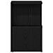 Comodini 2 pz Nero Rovere 35x35x55 cm Legno ingegnerizzato - Foto miniatura 8