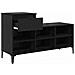Mobile per scarpe con cassetto Rovere nero 102 x 36 x 60 cm - Foto miniatura 5