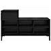 Mobile per scarpe con cassetto Rovere nero 102 x 36 x 60 cm - Foto miniatura 6