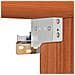 Armadi da Parete con porta 2 pcs Cera marrone 100 x 30 x 35 cm - Foto miniatura 9