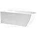 Vasca Da Bagno Angolare Parnaiba Lato Sinistro 170 X 80 Cm Bianco - Foto miniatura 6