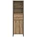 Armadio per Libri Rovere Artigianale 43 x 36 x 150.5 cm - Foto miniatura 6