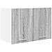 Armadio pensile Riga Grigio Sonoma e Bianco 60 x 31 x 40 cm - Foto miniatura 1
