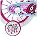 Sch Heart 14'' - Bicicletta Per Bambine (4-6 Anni), Ruote 14'', Telaio Acciaio, Con Accessori - Colore Rosa - Foto miniatura 2