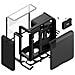 X50 MID TOWER CASE PITCH BLACK - Foto miniatura 2