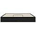 Letto ottomano Rovere Nero 193 x 120 x 25 cm Truciolare - Foto miniatura 5