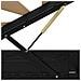 Letto ottomano Rovere Nero 193 x 120 x 25 cm Truciolare - Foto miniatura 9