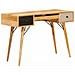 Scrivania Marrone 110 x 55 x 76 cm Legno di mango massello - Foto miniatura 3