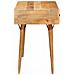 Scrivania Marrone 110 x 55 x 76 cm Legno di mango massello - Foto miniatura 6