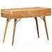 Scrivania Marrone 110 x 55 x 76 cm Legno di mango massello - Foto miniatura 7