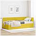 Struttura Letto Angolare con Materasso 2 pcs Giallo Velluto - Foto miniatura 2