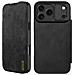 Cover per iPhone 17 Pro Max - Pelle /PU, Nero, Con Tarjetero - Foto miniatura 1