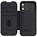 Cover per iPhone 17 Pro Max - Pelle /PU, Nero, Con Tarjetero - Foto miniatura 4