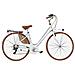 Bici Donna Telaio Alluminio Linea Vintage Misura 28 Bicicletta Cambio 6v City Bike Vintage Completa Accessori Dettagli Marroni - 44 Azzurro Pastello - Foto miniatura 2