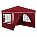 Tenda per feste a pop-up 288 x 288 x 245 cm Borgogna - Foto miniatura 1