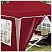 Tenda per feste a pop-up 288 x 288 x 245 cm Borgogna - Foto miniatura 4