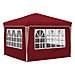 Tenda per feste a pop-up 288 x 288 x 245 cm Borgogna - Foto miniatura 9