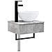 Set di mobili per il bagno 6 pcs Grigio Cemento - Foto miniatura 3