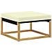 Set di divani da esterno 8 pcs Bianco e Crema 79 x 79 x 37 cm - Foto miniatura 8