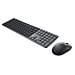 Pro 7 Slim KM726 tastiera Mouse incluso Casa /ufficio RF senza fili + Bluetooth QWERTY US International Nero - Foto miniatura 2