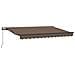 Tenda retrattile Tortora 500 × 300 cm Poliestere e Alluminio - Foto miniatura 1