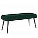 Panchina con bottoni imbottiti Verde Scuro 110 x 40 x 46 cm - Foto miniatura 1