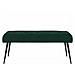 Panchina con bottoni imbottiti Verde Scuro 110 x 40 x 46 cm - Foto miniatura 3