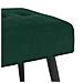 Panchina con bottoni imbottiti Verde Scuro 110 x 40 x 46 cm - Foto miniatura 4