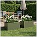 Vaso da giardino 2 pz Verde Oliva 80 x 50 x 50 cm - Foto miniatura 2
