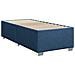 Letto box spring con materasso Blu 90 x 200 cm Tessuto - Foto miniatura 7