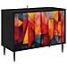 Mobile TV HEESCH 69 x 33 x 50,5 cm Rovere Nero - Foto miniatura 1