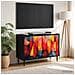Mobile TV HEESCH 69 x 33 x 50,5 cm Rovere Nero - Foto miniatura 3