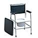 Seduta Comoda Nera e Argento Acciaio e Plastica 43 cm GIM27701 - Foto miniatura 1