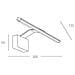 LED-W-ALCOR / 5W BCO - Applique moderna dal colore bianco con luce led 5 watt 3500 kelvin - Foto miniatura 5